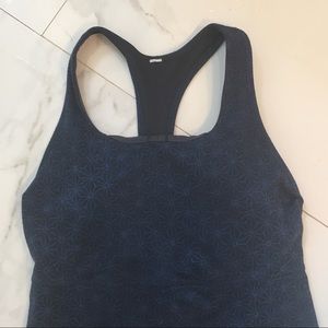 LULULEMON RACER BACK GYM TANK- SMALL-NAVY-NWOT